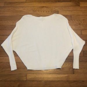 Philosophy Cream Batwing Sweater - Sz. Small